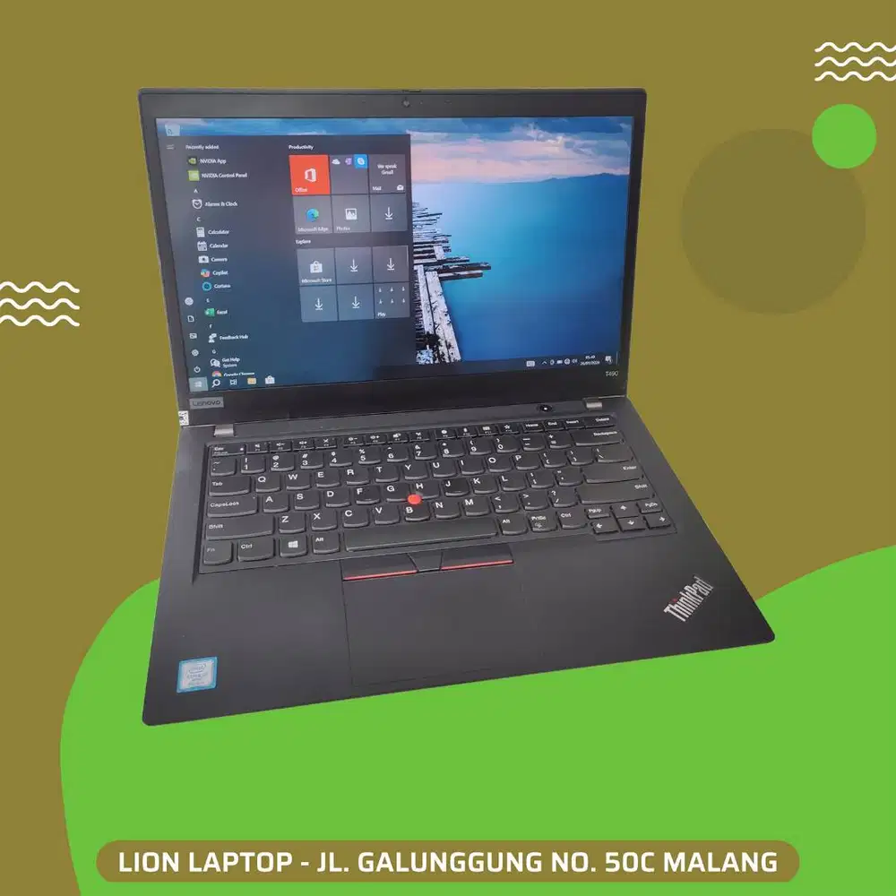 Double VGA NVIDIA Core i5 8/256 Slim Lenovo Thinkpad T490 [26|06]