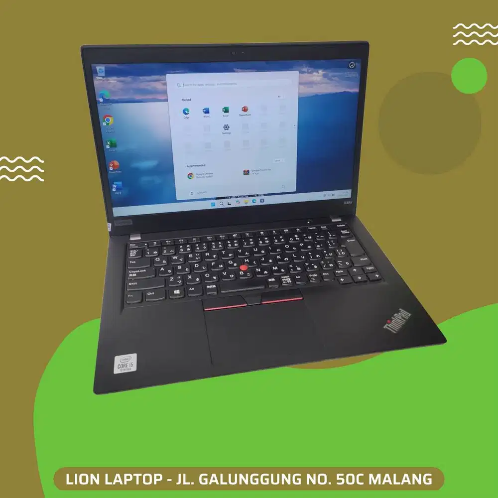i5 GEN 10 Murah RAM 8GB Lenovo Thinkpad X390 [26|06]