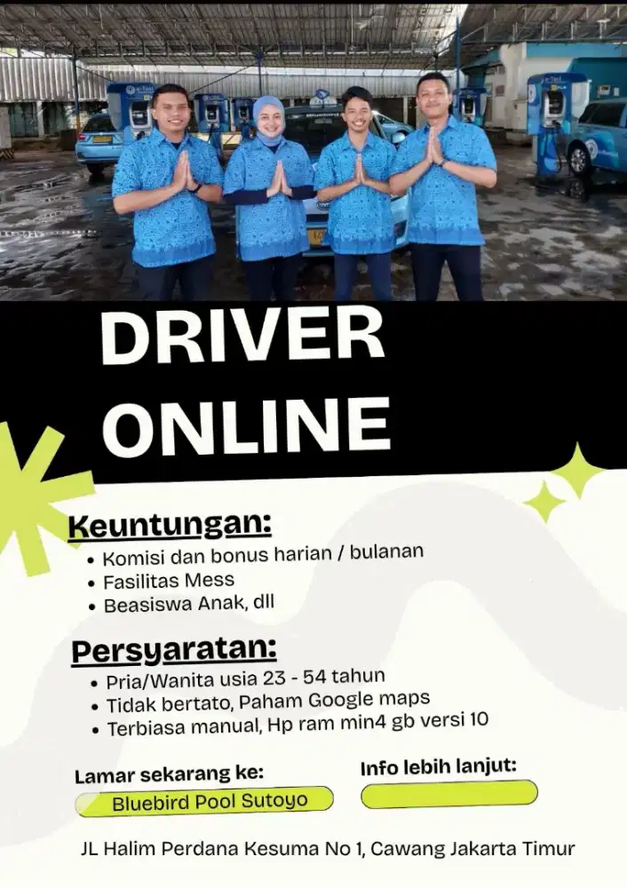 Lowongan Driver Online