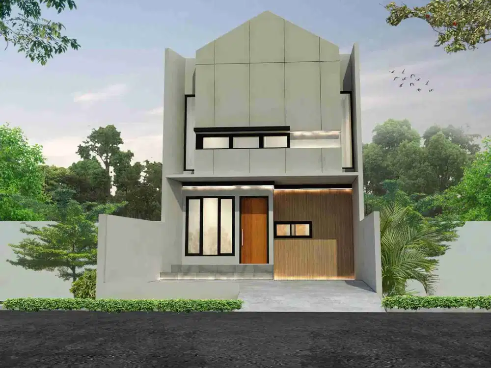 Rumah baru 2 lantai 750 jt di jakasampurna dekat LRT cikunir dan tol becak kayu jatibening
