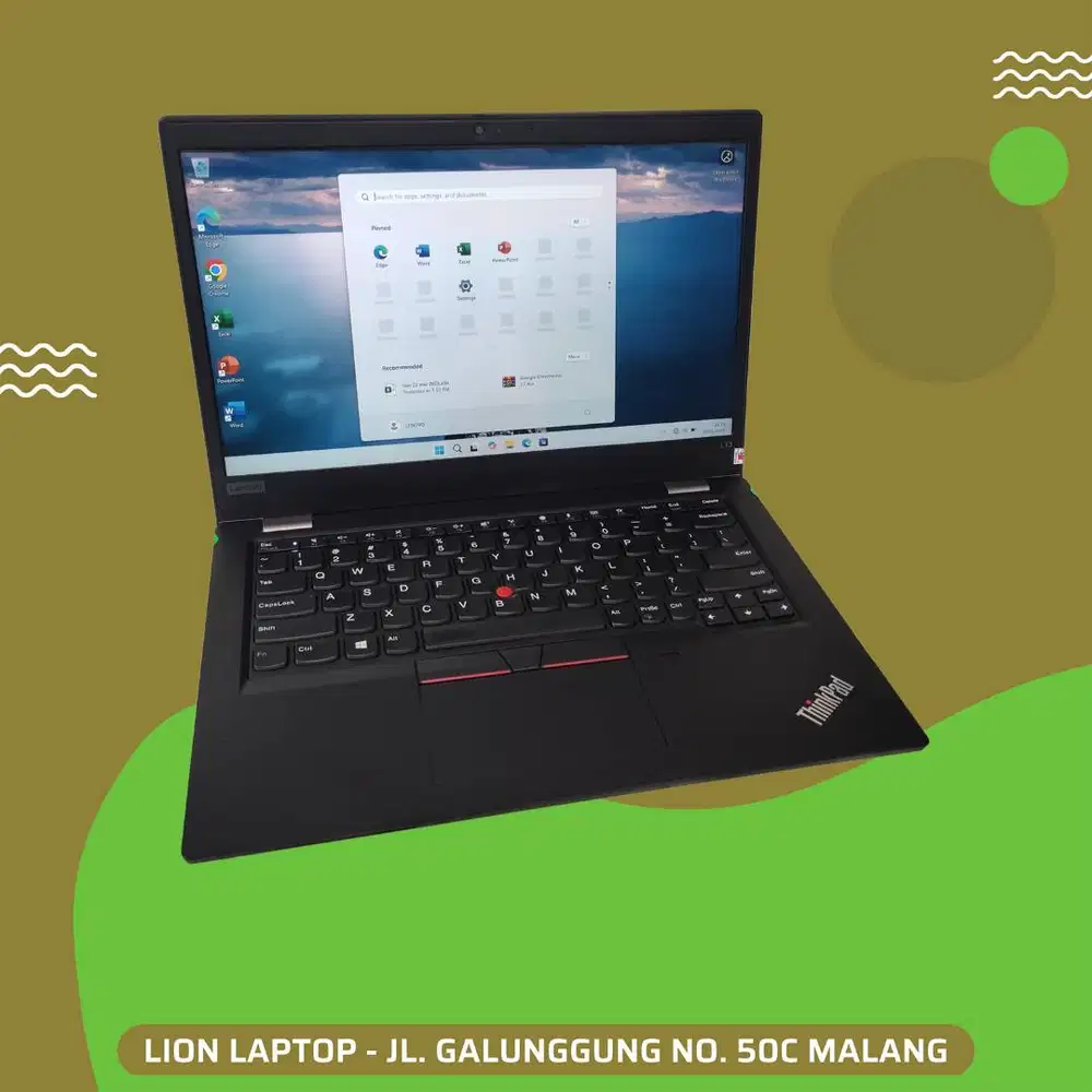 i5 Gen 10 Slim RAM 8GB SSD 256GB Lenovo Thinkpad L13 [26|06]