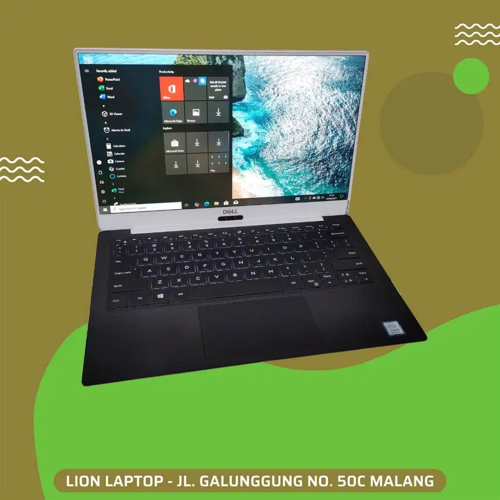 Slim & Ringan Core i5 RAM 8 SSD 256 DELL XPS 13 9370 [26|06]