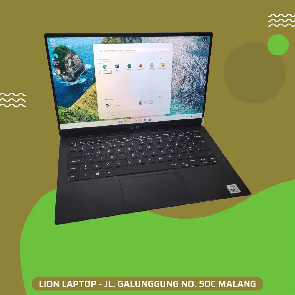 Slim & Ringan Core i5 gen 10 RAM 8 SSD 256 DELL XPS 13 7390 [26|06]