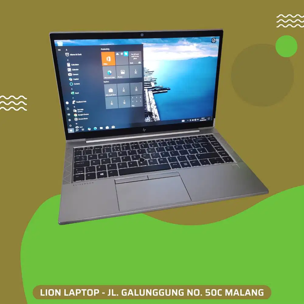 Alumunium Body Core i5 Gen 10 8/256 Slim HP Elitebook 830 G7 [26|06]