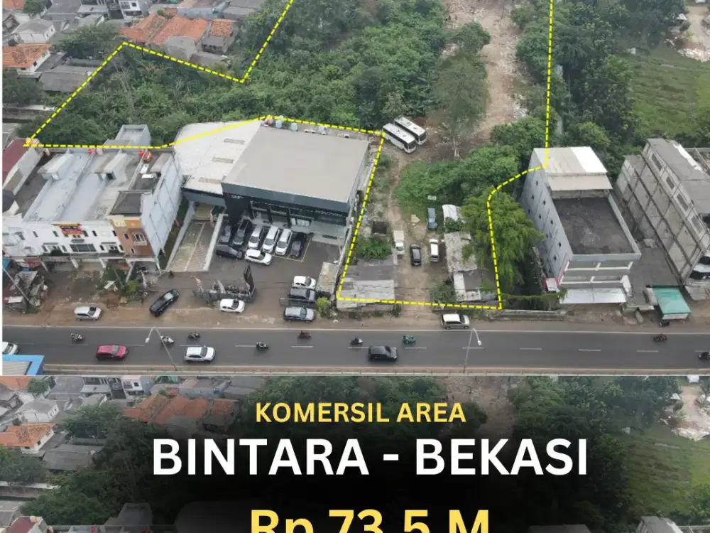 Tanah 1,9 Ha di Bintara Cocok untuk Cluster, Gudang, Perkantoran