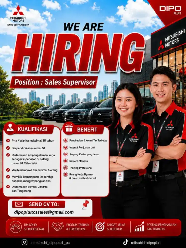 Lowongan Supervisor Mitsubishi
