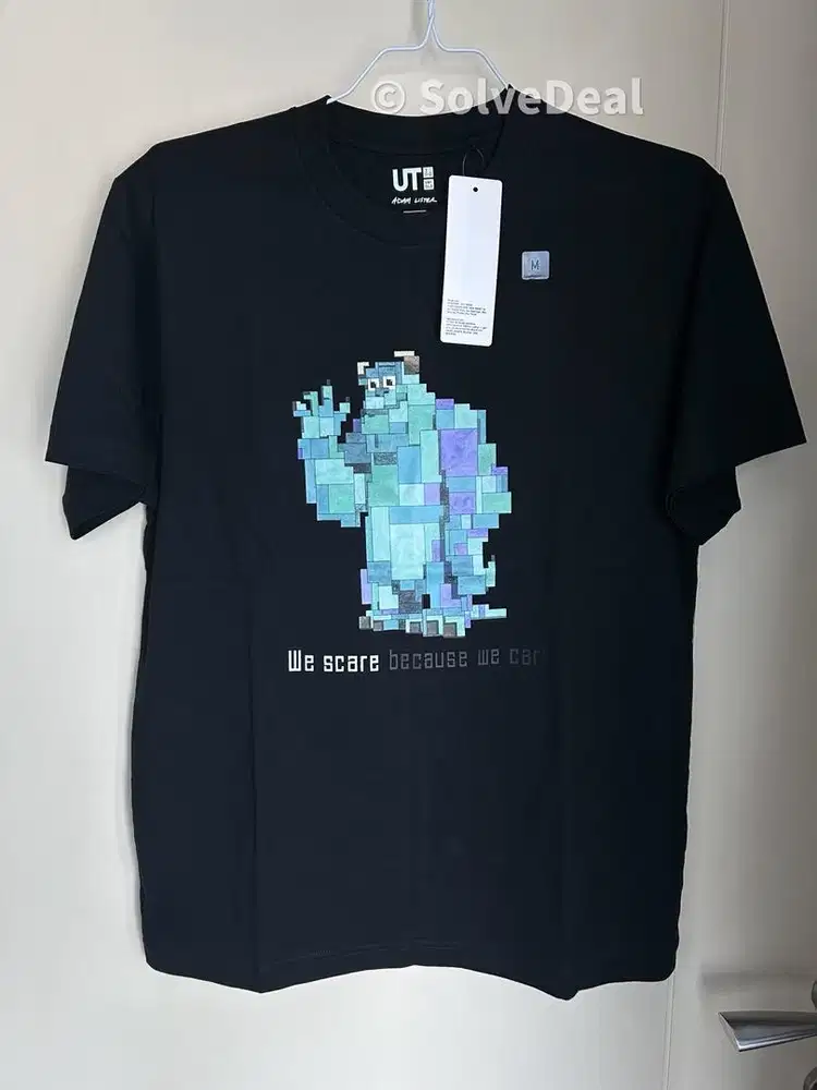 Kaos Uniqlo Disney Pixar Art Sulley Adam Lister Graphic Tee Original