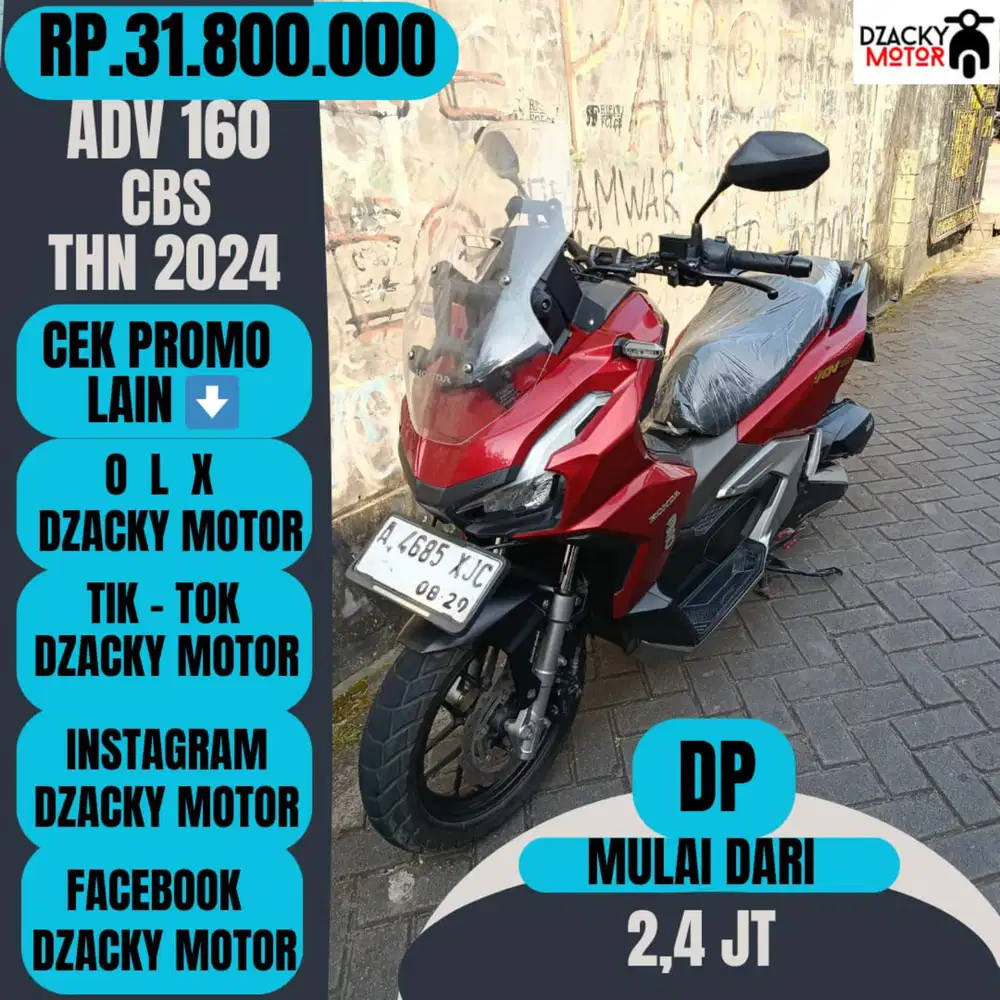 ADV 160 CBS TAHUN 2024 SECOND LIKE NEW