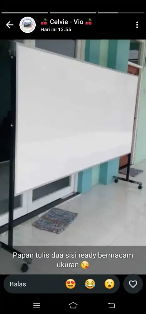 Papan tulis standing baru