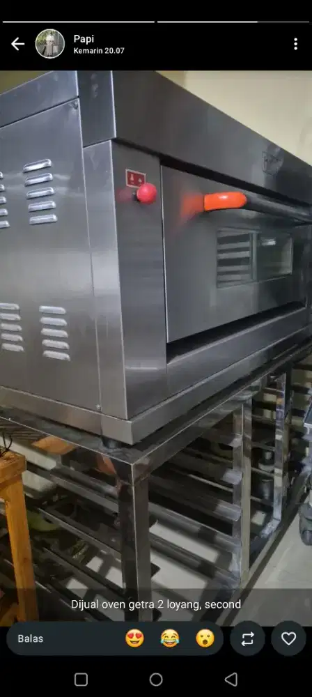 Oven Getra 2 loyang