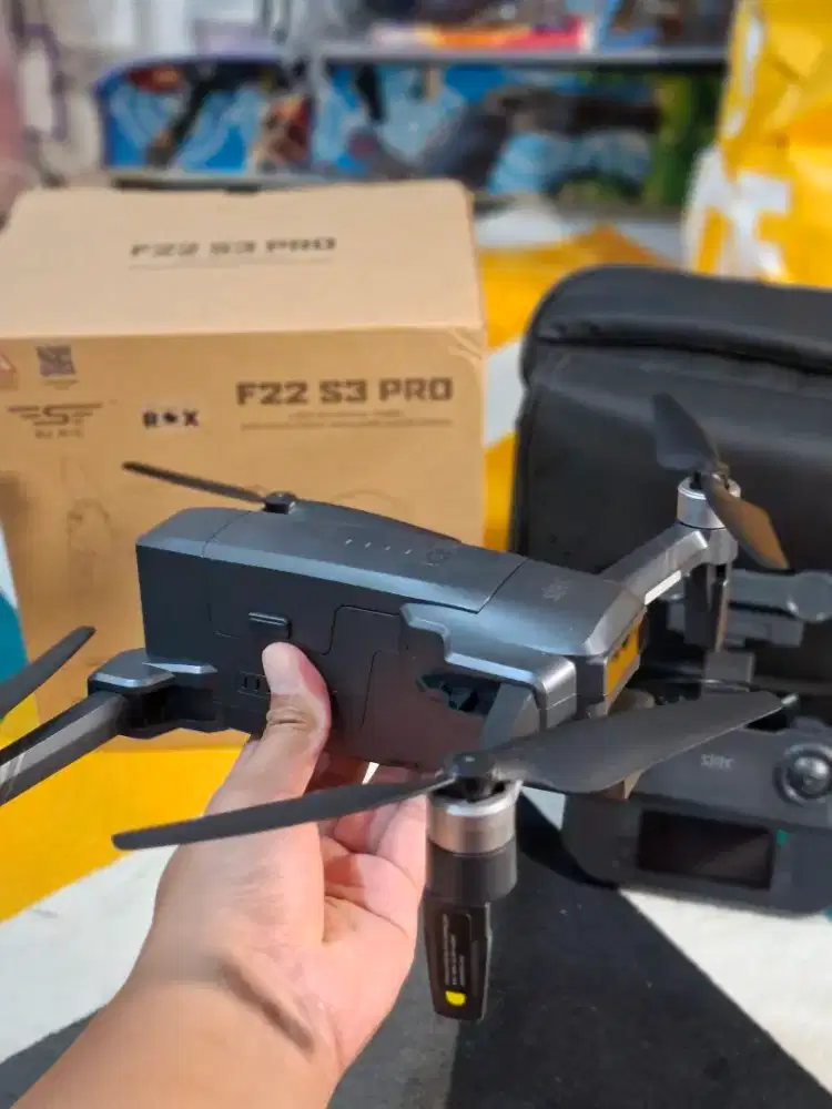 Drone SJRC F22 S3 Pro 4K Second rasa baru, mulus pemakaian 114 menit