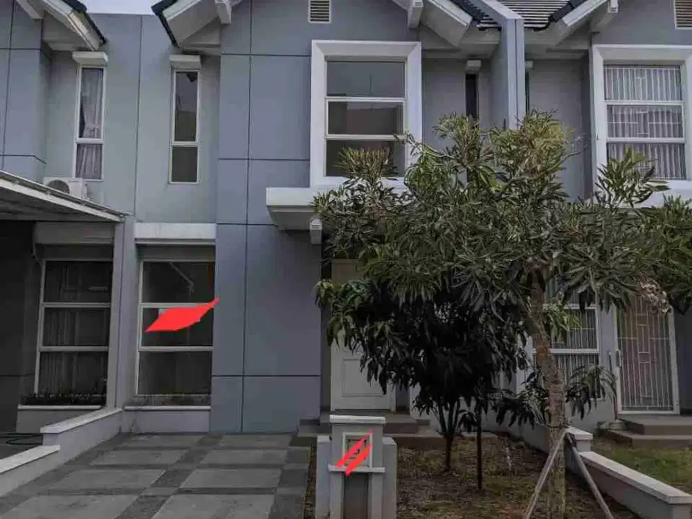 JUAL RUGI RUMAH 2 LANTAI SIAP HUNI 3 KAMAR SUVARNA SUTERA TANGERANG