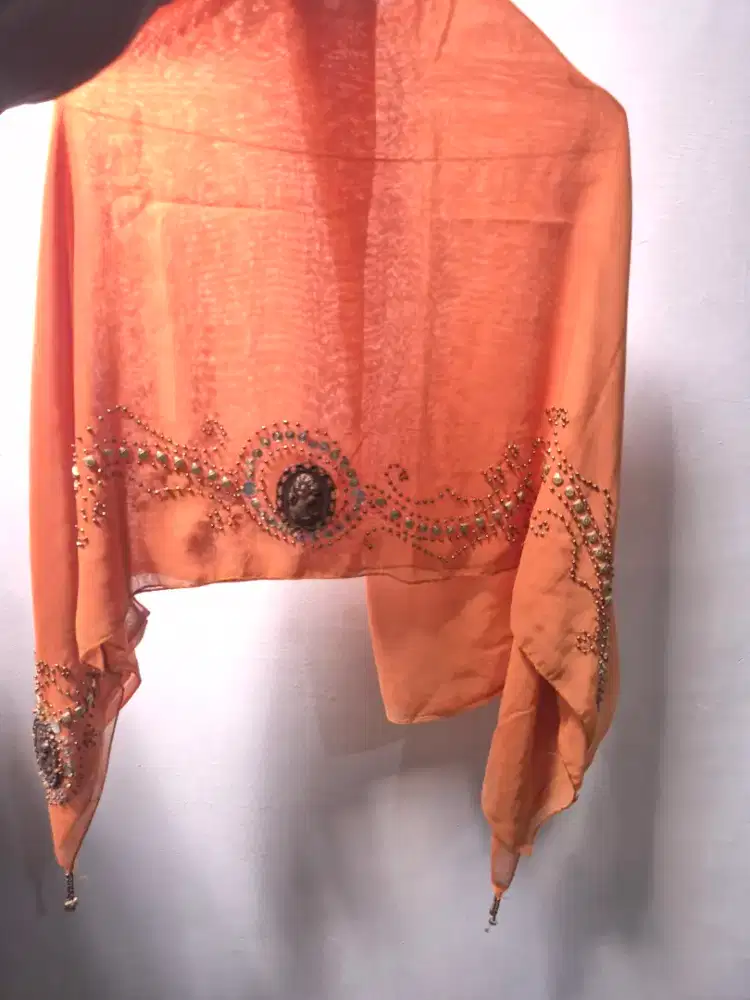 Jilbab Vintage Segi 4 dan Pashmina