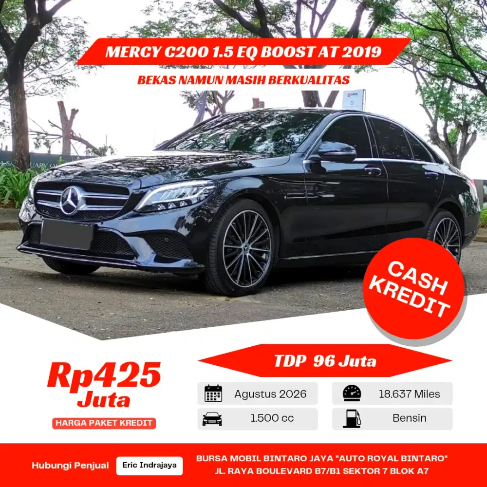 Mercedes-Benz C200 EQ BOOST 1.5 AT 2019