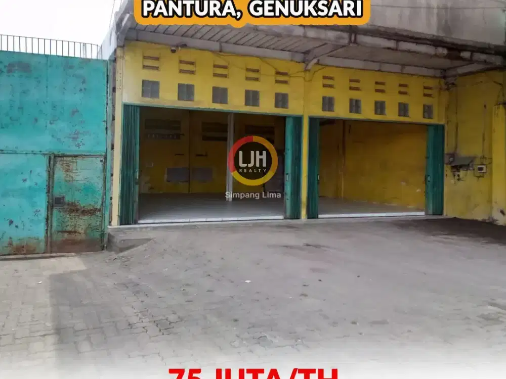 Disewakan Ruko Strategis Pinggir Jalan Pantura Genuksari