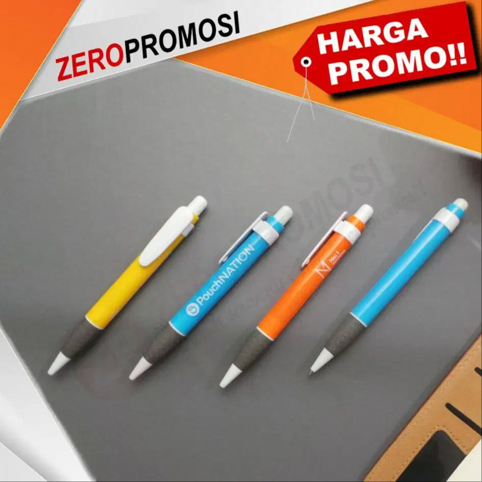 Souvenir Pulpen Plastik 1001 Custom Logo