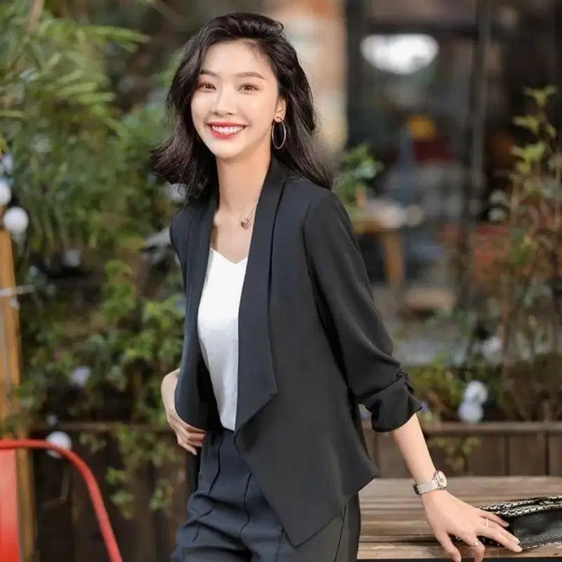 Blazer scuba korean outfit daily premium quality fashion