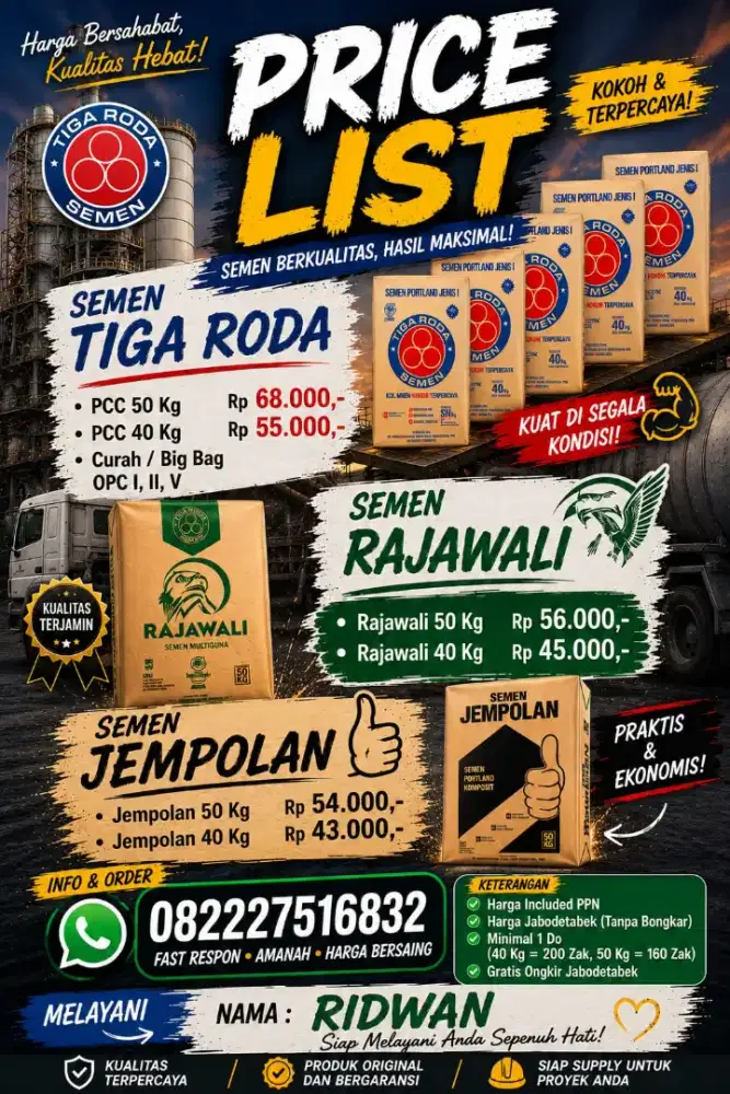 Semen Tiga Roda, Rajawali , jempolan