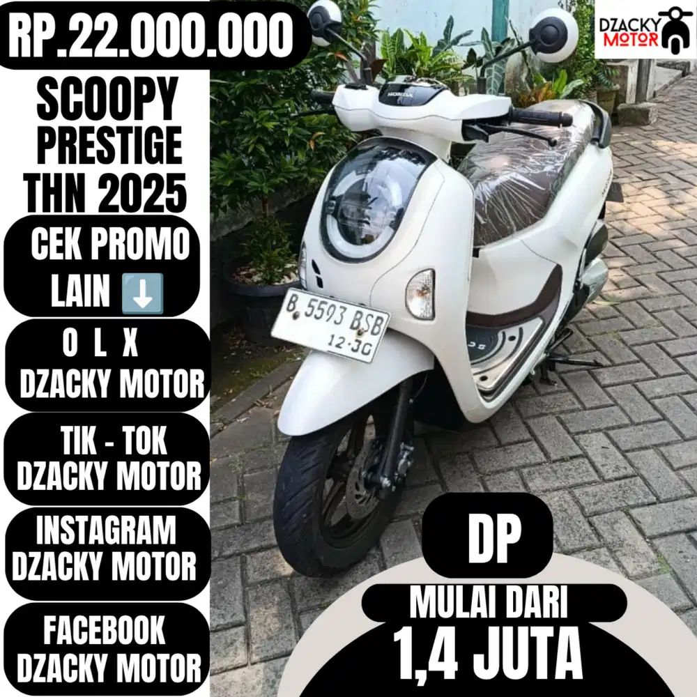 SCOOPY PRESTIGE 2025 SECOND LIKE NEW