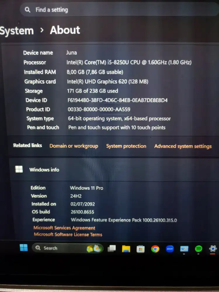 Jual laptop Lenovo Yoga