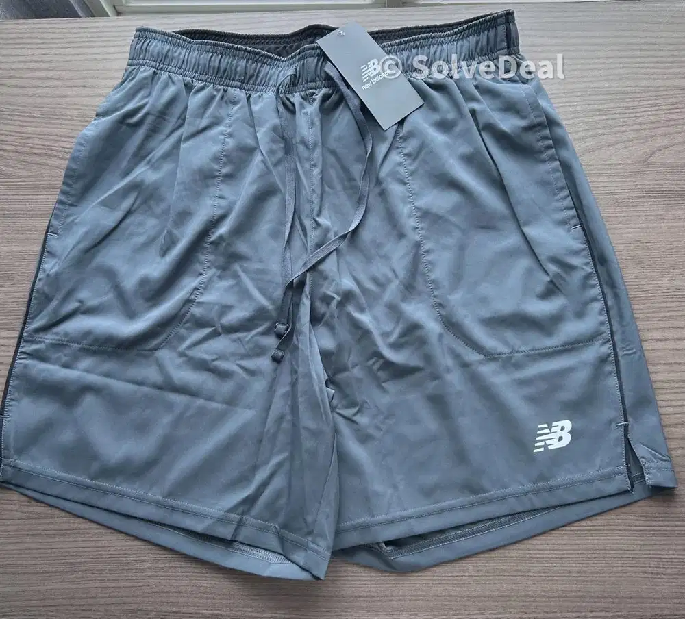 Celana New Balance Sport Mens Short 7 Inch Grey Celana Olahraga Pria