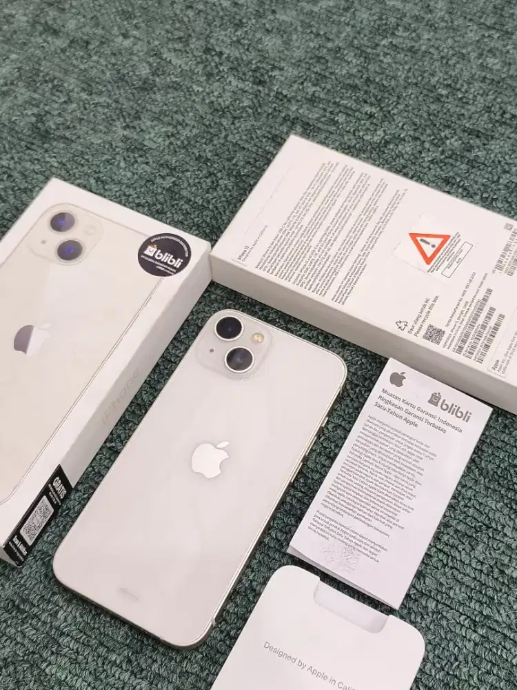 Iphone 13 128gb starlight ibox fullset mulus