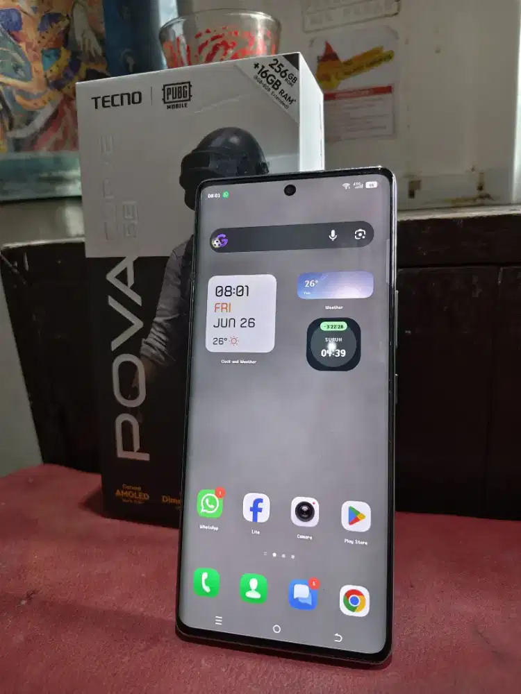 TECNO POVA CURVE 5G FULLSET GARANSI PANJANG