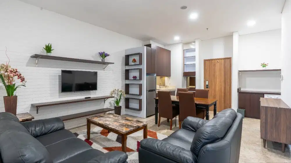 Disewakan Apartemen Skandinavia 3BR Akses Langsung Fasilitas Lt 6A