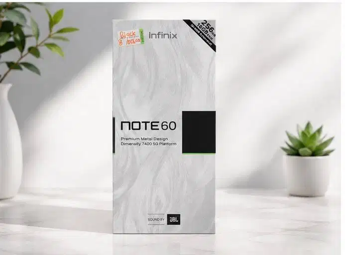 READY INFINIX NOTE 60 5G 8/256