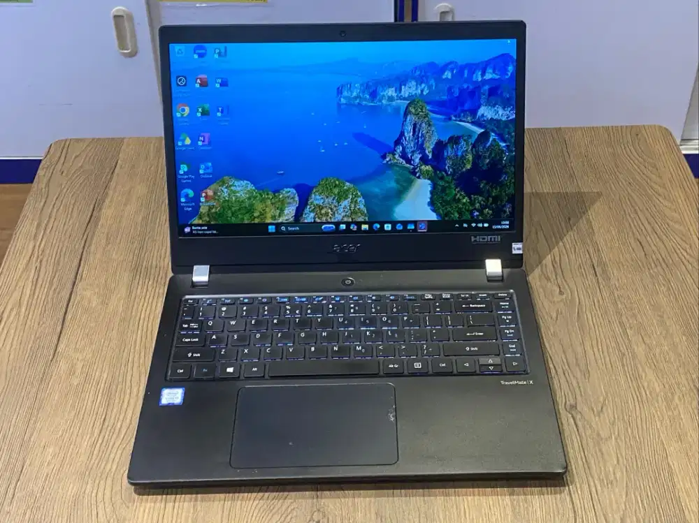 Laptop lenovo Acer TravelMate X314-51 slim spek ajib i5 gen 8 murah
