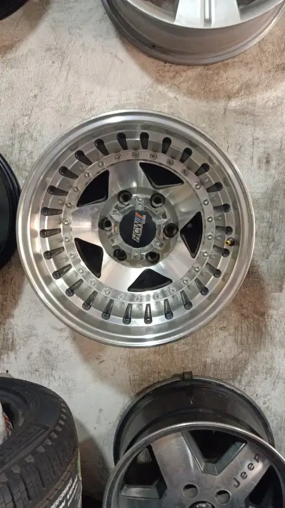 G9 ring 15 x10in hole 6 pcd 139.7 ( velg ban 4pc )