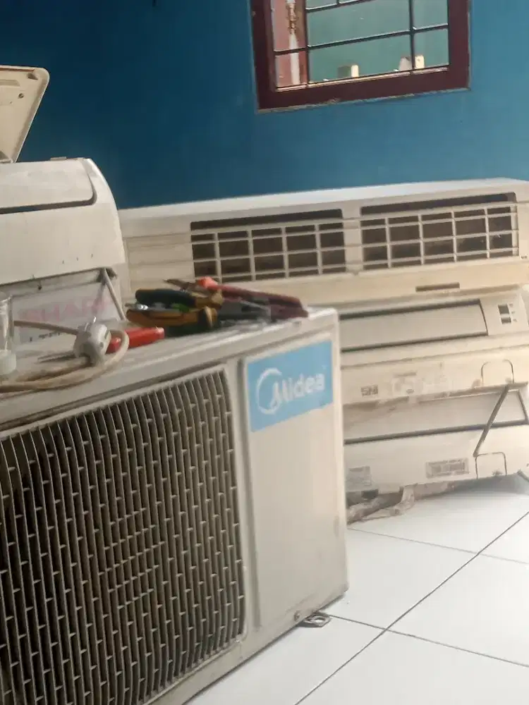 Terima AC bekas, rusak mati