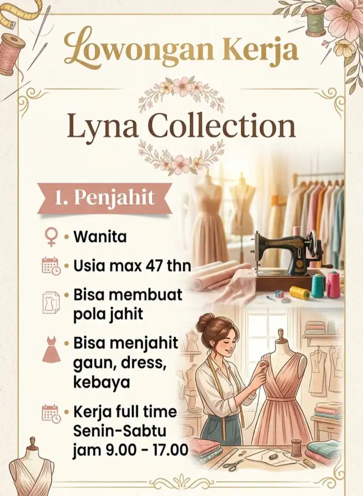 Lowongan Penjahit