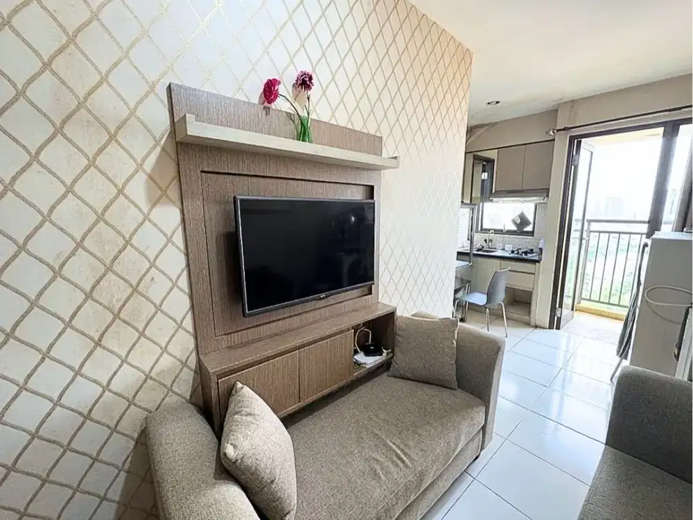 JUAL CEPAT BU APARTEMEN TREE PARK BSD SERPONG STUDIO FULL FURNISHED