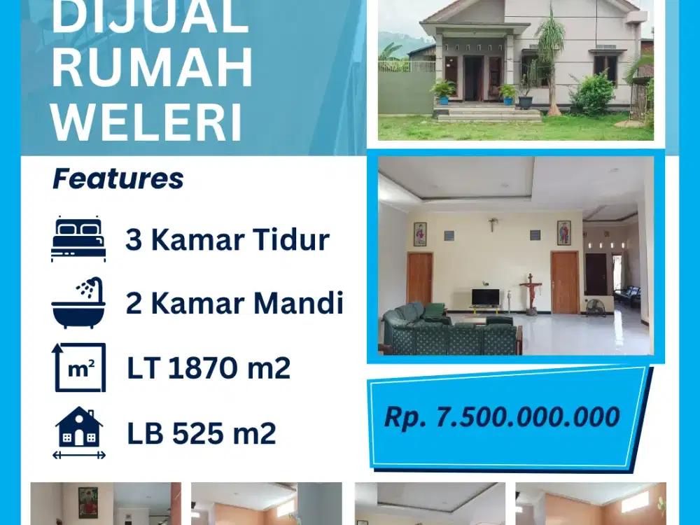 Aset Komersial Strategis: Gudang Jalan Raya Weleri Bonus Rumah Tinggal Siap Huni