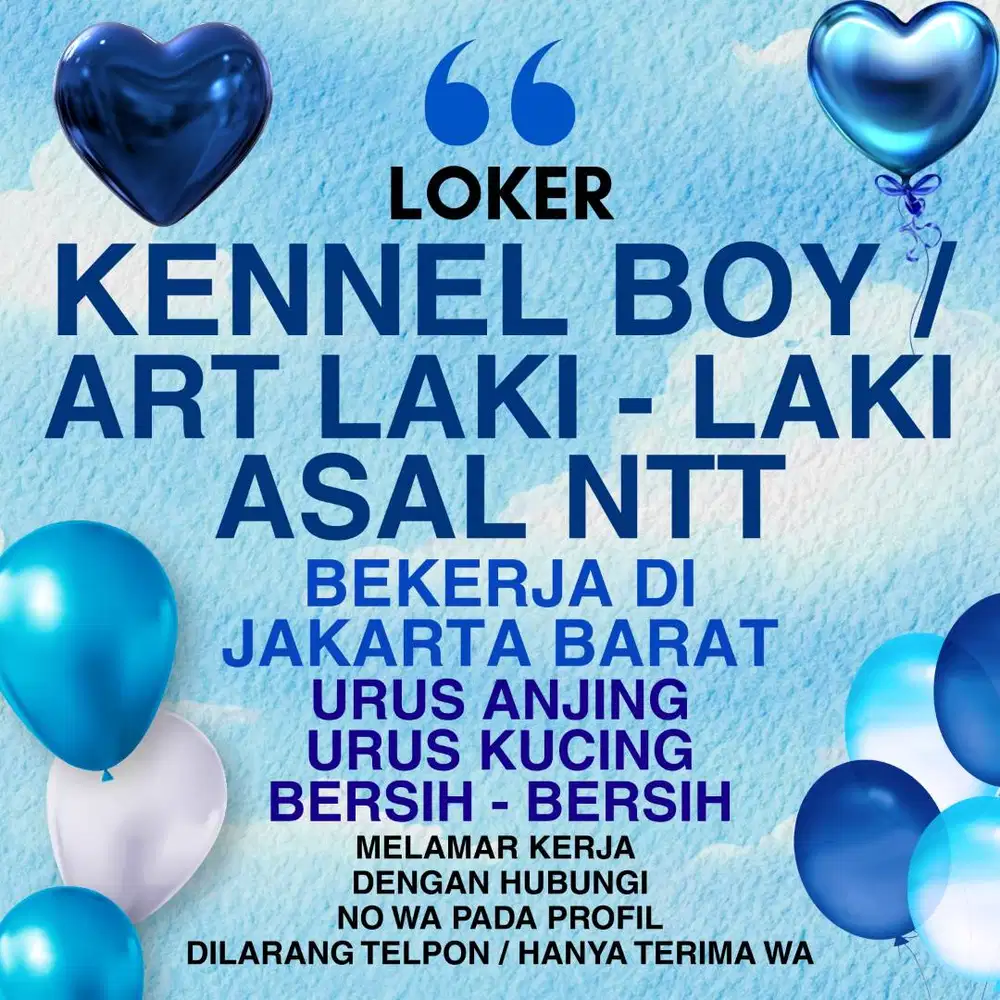 KENNEL BOY ASAL NTT / ART LAKI - LAKI NTT BERAGAMA KATOLIK / KRISTEN