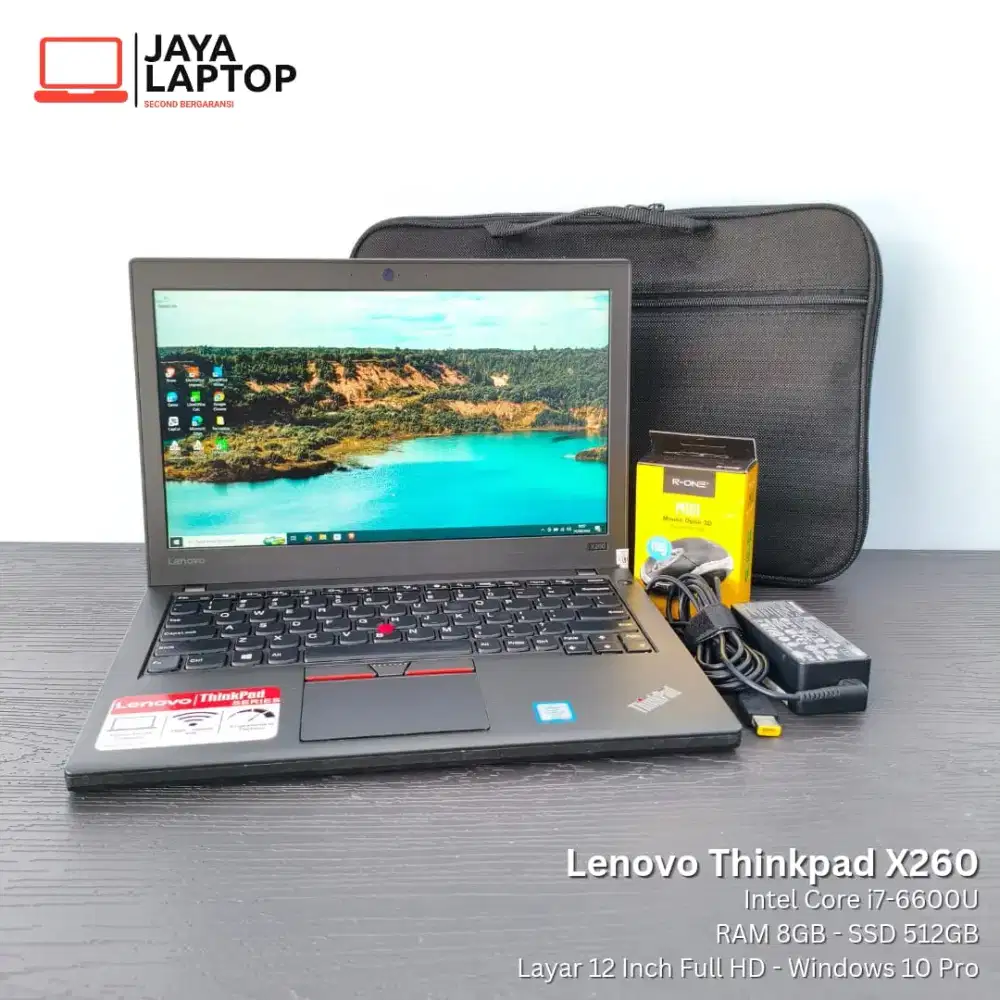 Lenovo Thinkpad X260 Core i7 RAM 8GB SSD 512GB Laptop Second Bekas