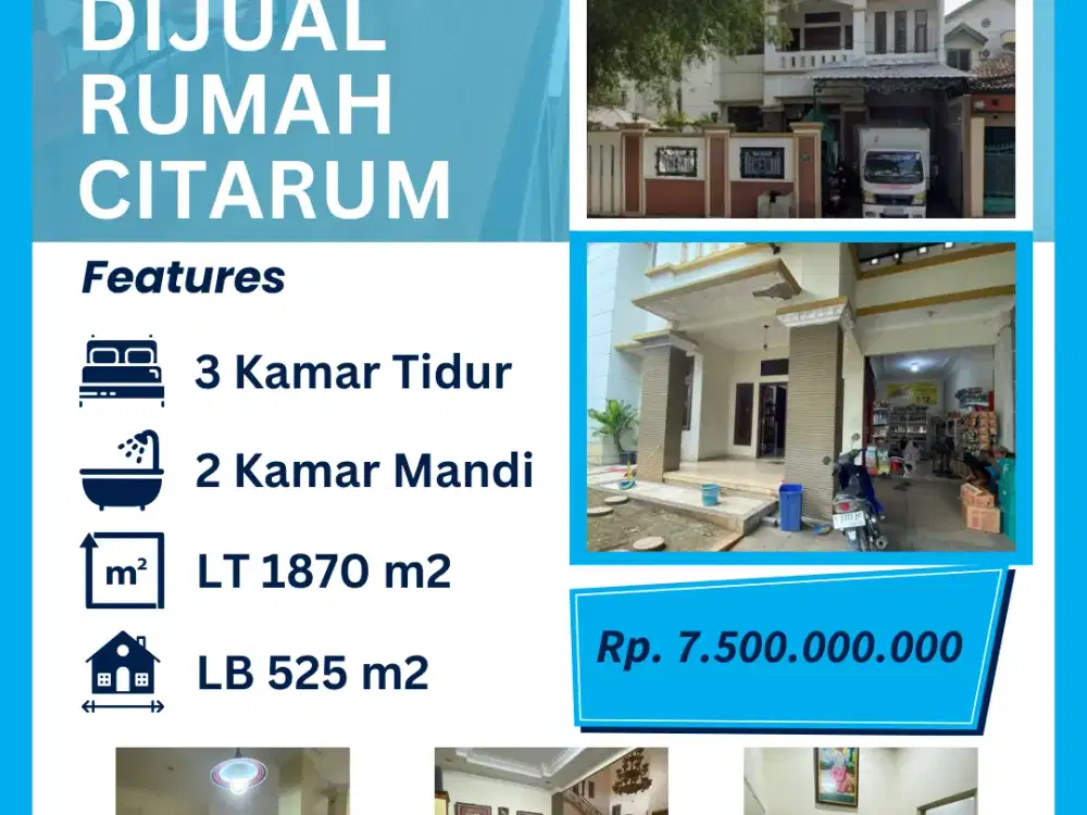 Rumah Mewah dan Luas di Kawasan Citarum Semarang – Siap Huni, Lingkungan Tenang & Strategis