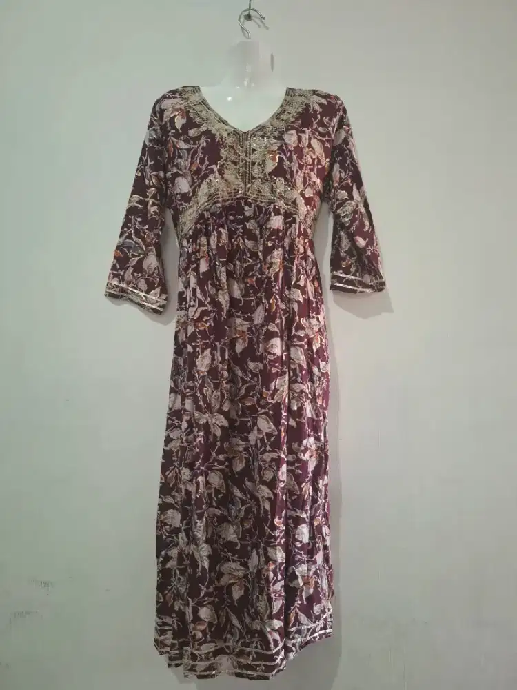 Dress muslim katun model alia bhat etnik india