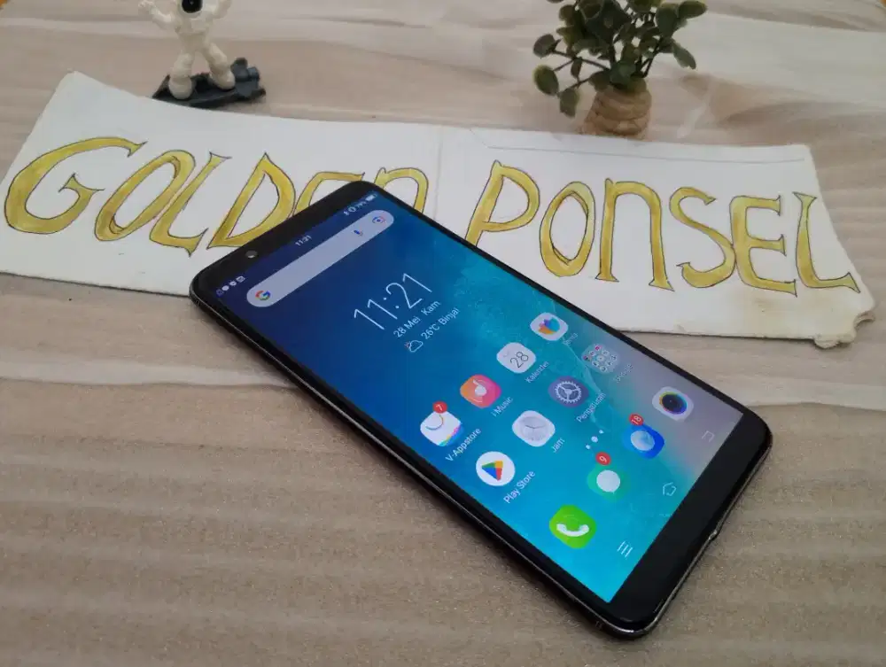 Vivo V7-Ori Ram4Gb/32Gb.sidik jari+4G#Golden Ponsel