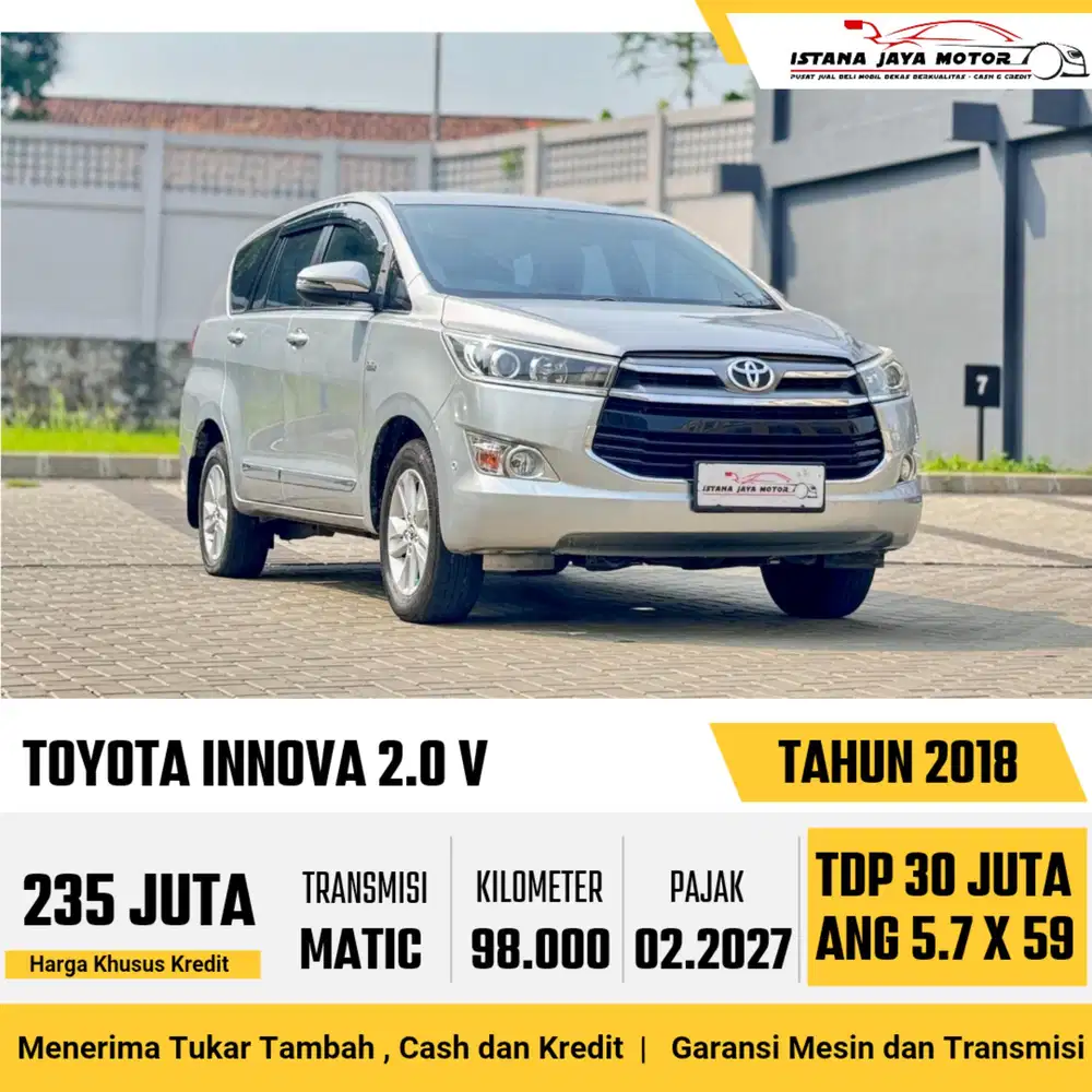 TOYOTA INNOVA 2.0 V 2018
