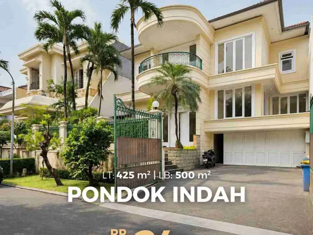 Jual rumah di pondok indah, lingkungan tenang dan nyaman