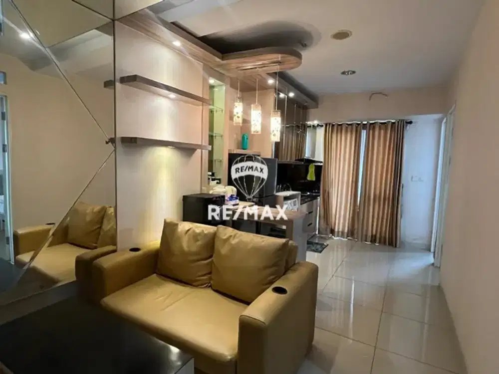 Dijual 1 Bedroom Oak Tower B – Full Furnish, Lantai 5, View Kolam Renang, AJB Siap