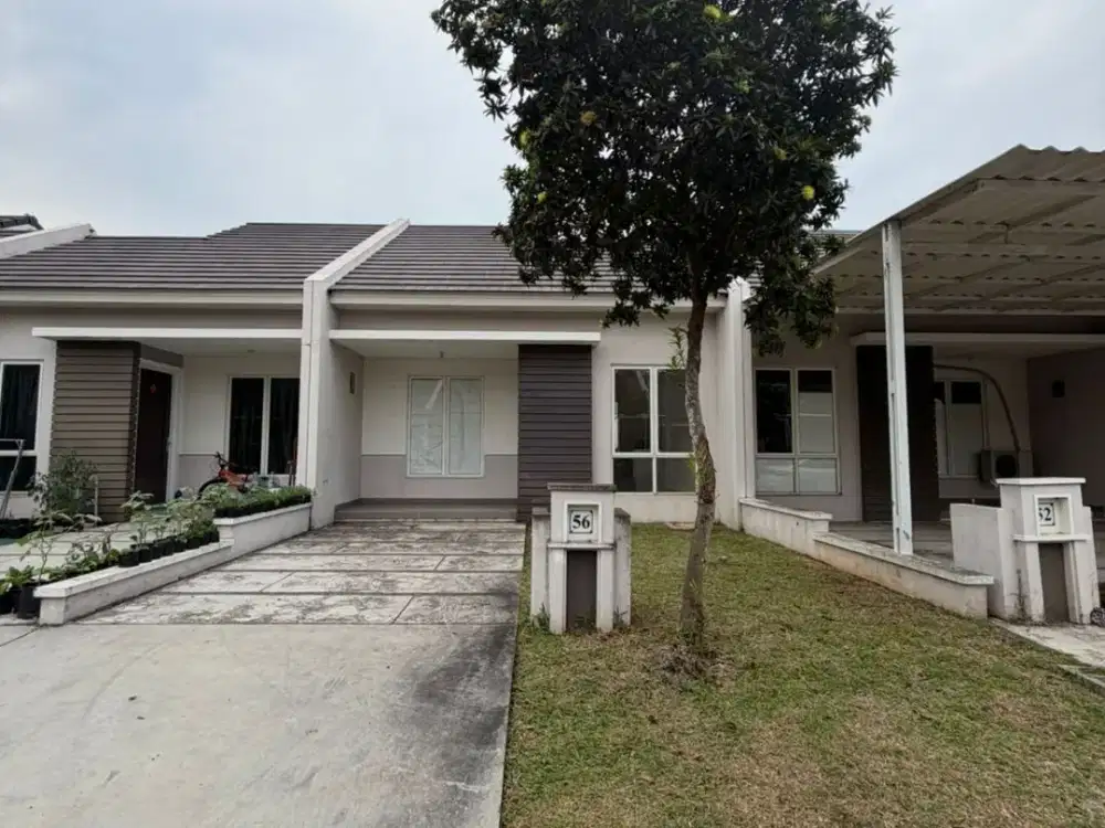 1 menit ke Sekolah Santa Laurensia Hot Deal Rumah Bianca Suvarna Sutera 2BR Bagus Harga Nego
