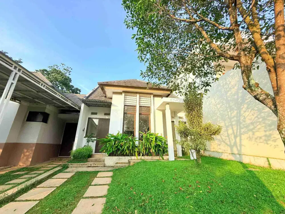Rumah Minimalis Sewa Tahunan Sejuk, Tenang Belakang Jungleland Sentul City Bogor