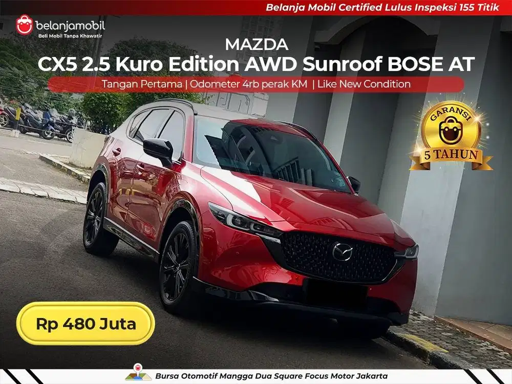 [AWD - KM 4RB] Mazda CX5 CX 5 CX-5 2.5 Kuro Edition Sunroof 2024/2025