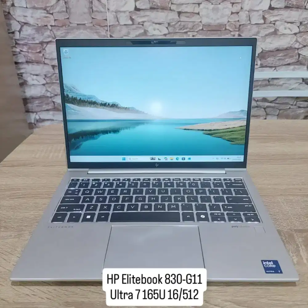 Laptop Bisnis HP Elitebook 830 G11 Ultra 7 6/512 165U Garansi on