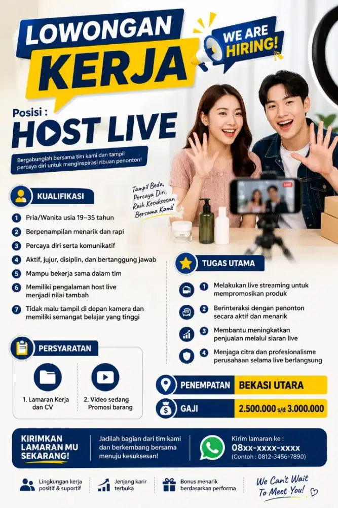 DICARI HOST LIVE STREAMING