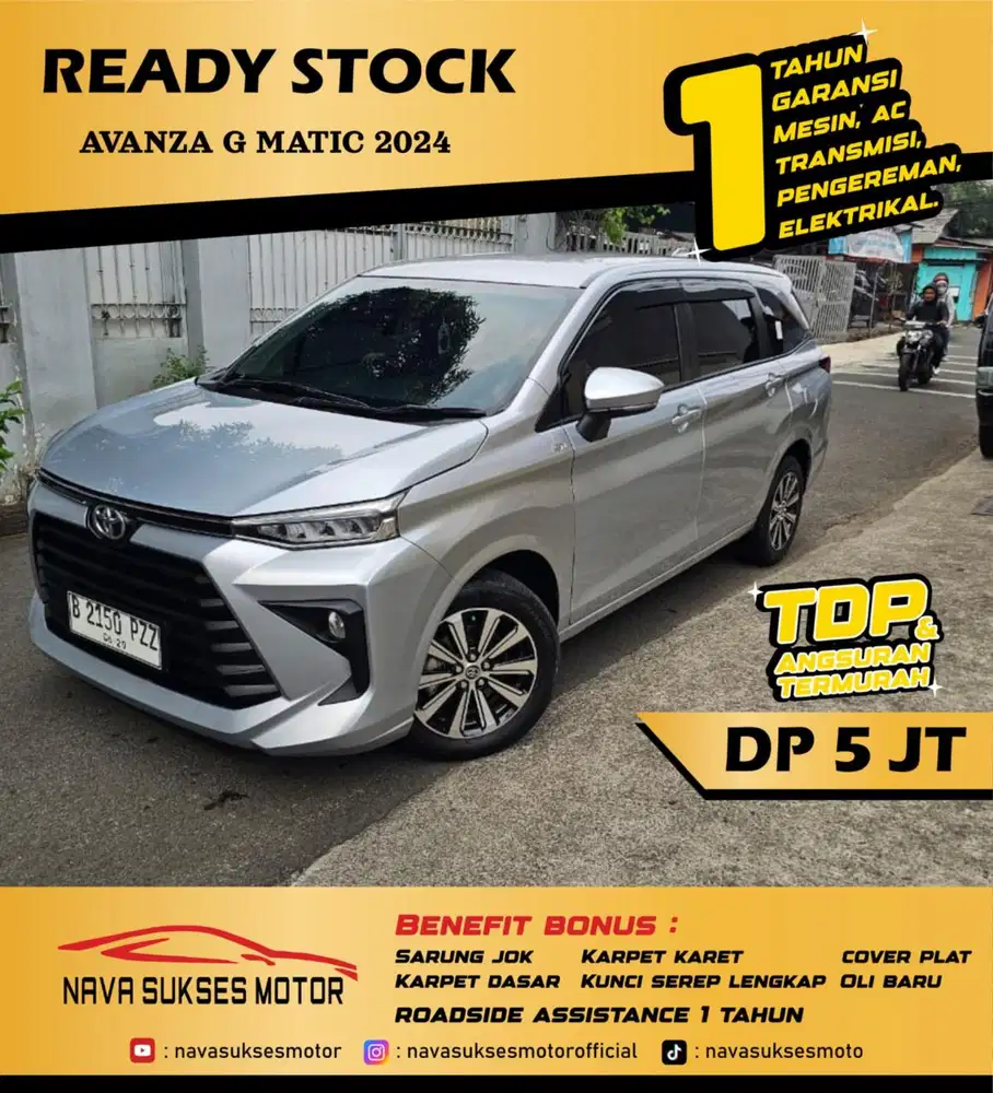 TDP 5 JUTA - AVANZA G AT 2024