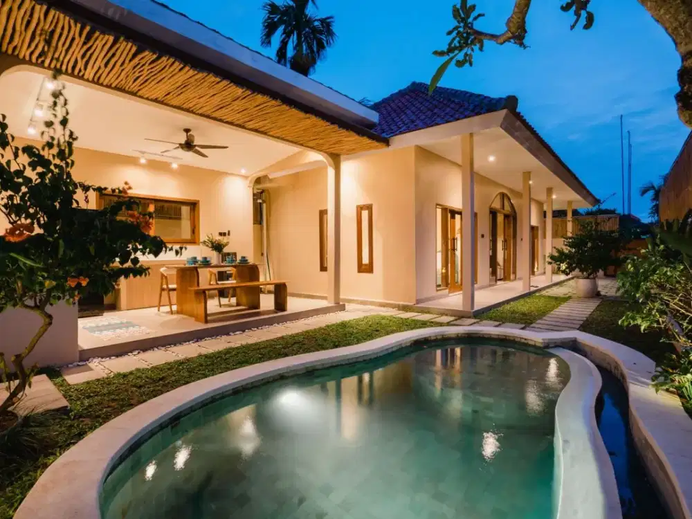 Fully Furnished Villa for Rent Near Canggu Peaceful Area with No Floods and No Nearby Construction